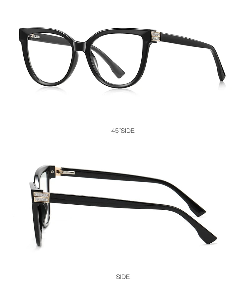 Large Frame Cat's Eye Butterfly Reading Glasses for Women | Stylish Design