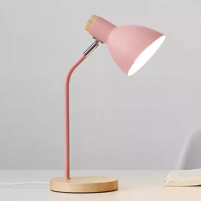 Modern Solid Wood Macaron Table Lamp | Stylish Desk Lighting