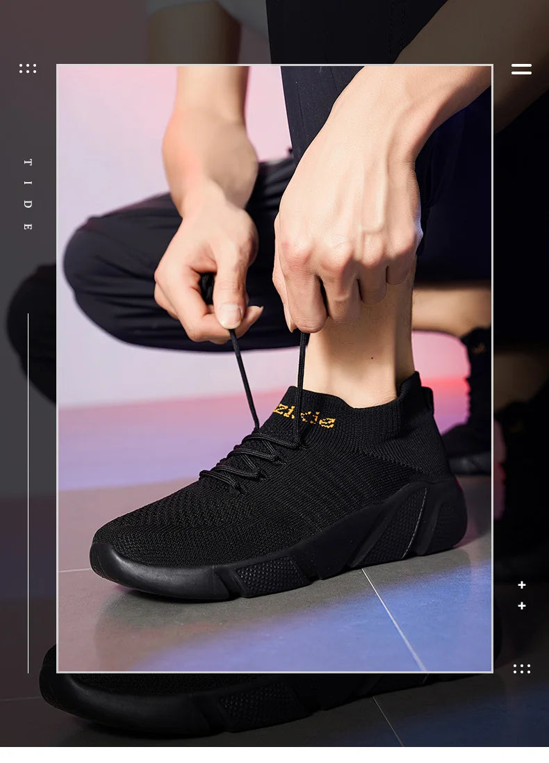 Men's Breathable Sneakers | Comfortable Casual Walking Shoes