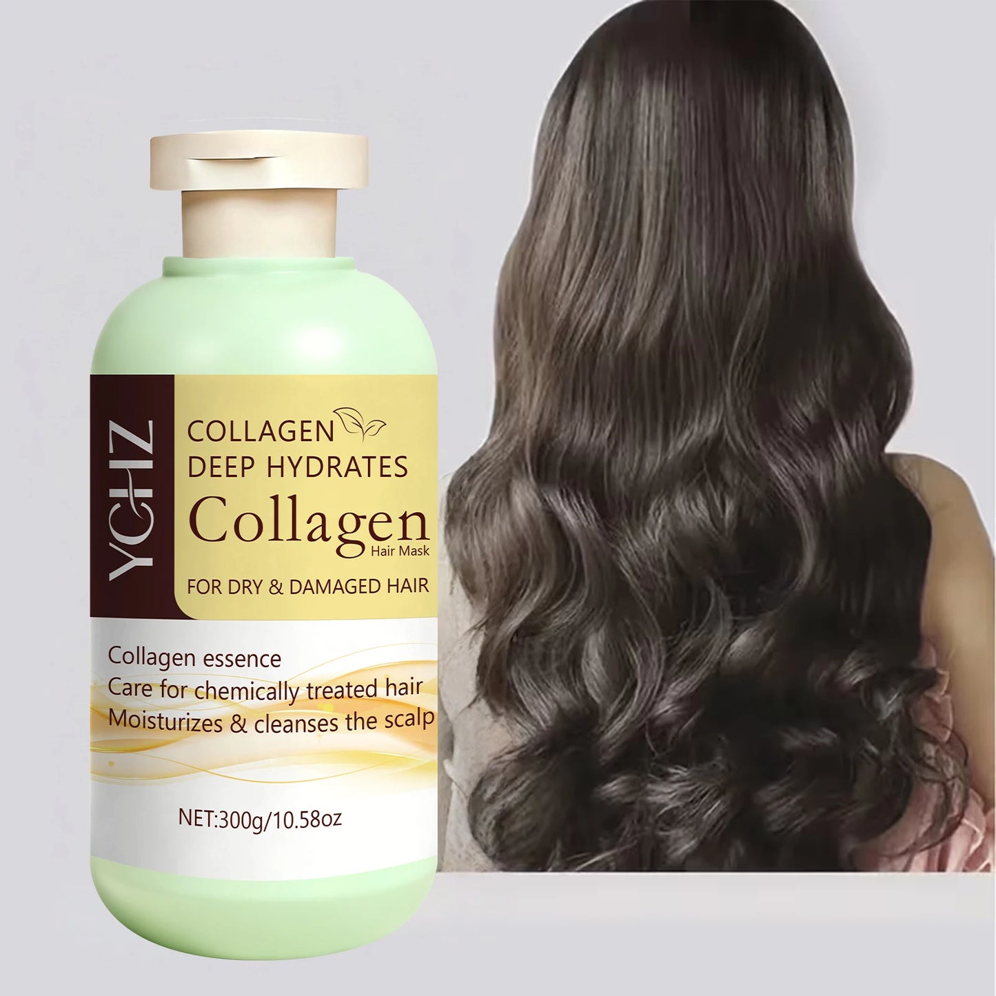 Collagen Hair Mask 300g | Nourishing Plant-Based Hair Care