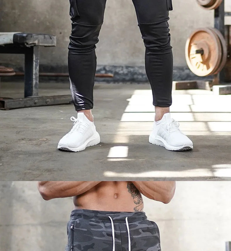 Men's Multi-Pocket Workout Training Pants | Stylish Jogging Sweatpants