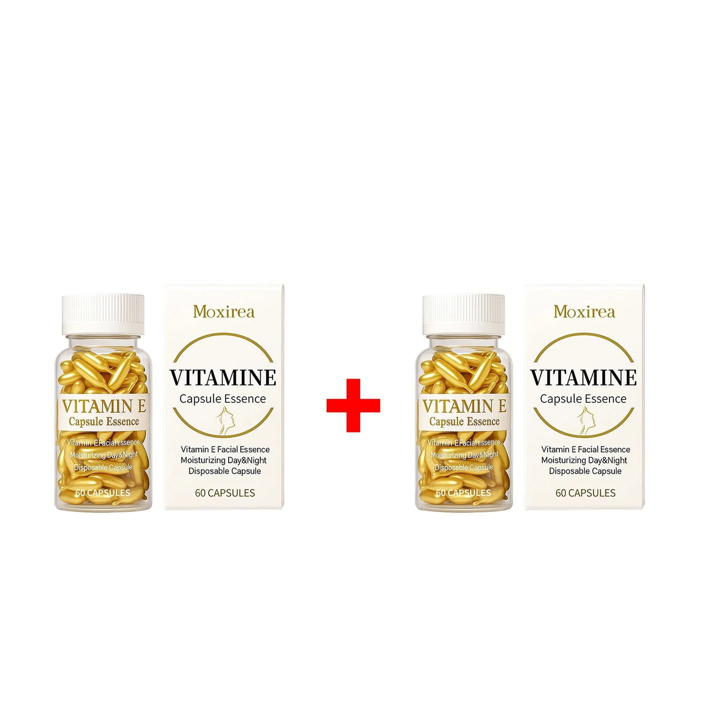 Vitamin E Face Serum Capsules for Deep Hydration and Firming