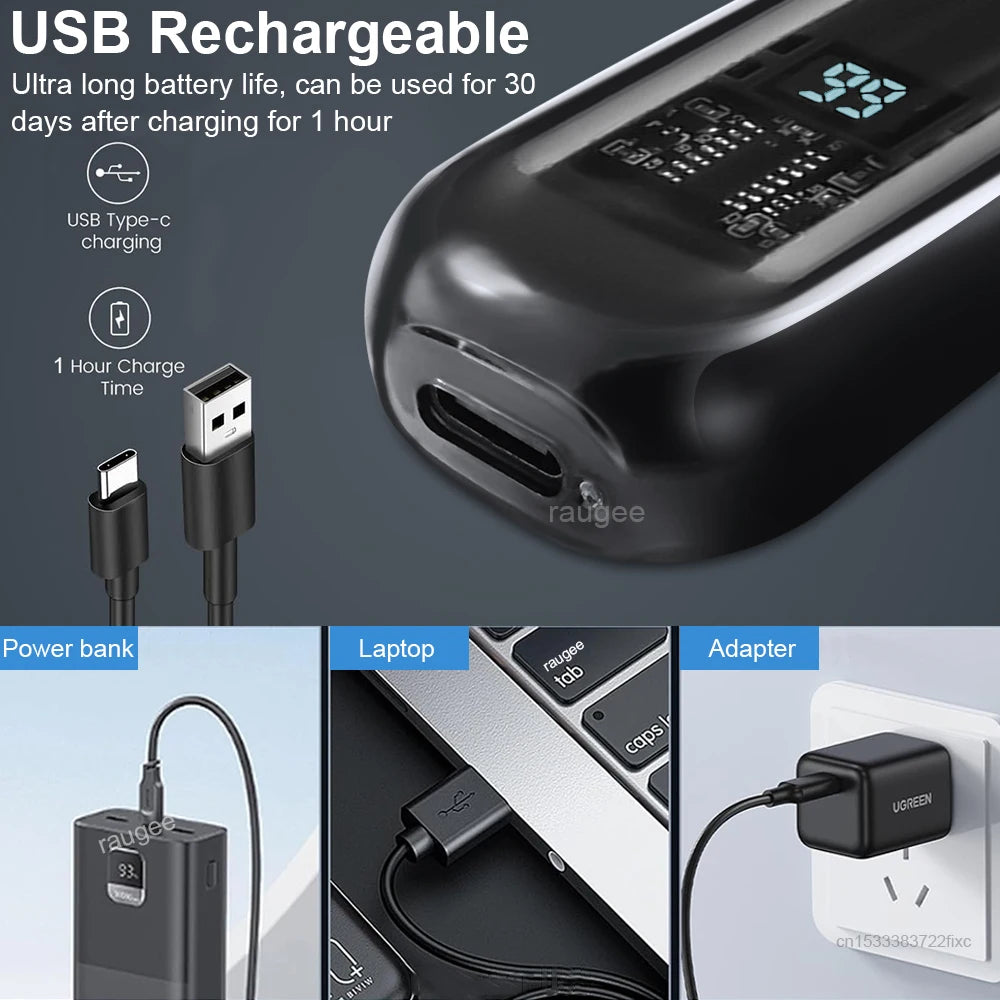 Rechargeable Electric Nose Hair Trimmer | Portable Hair Remover