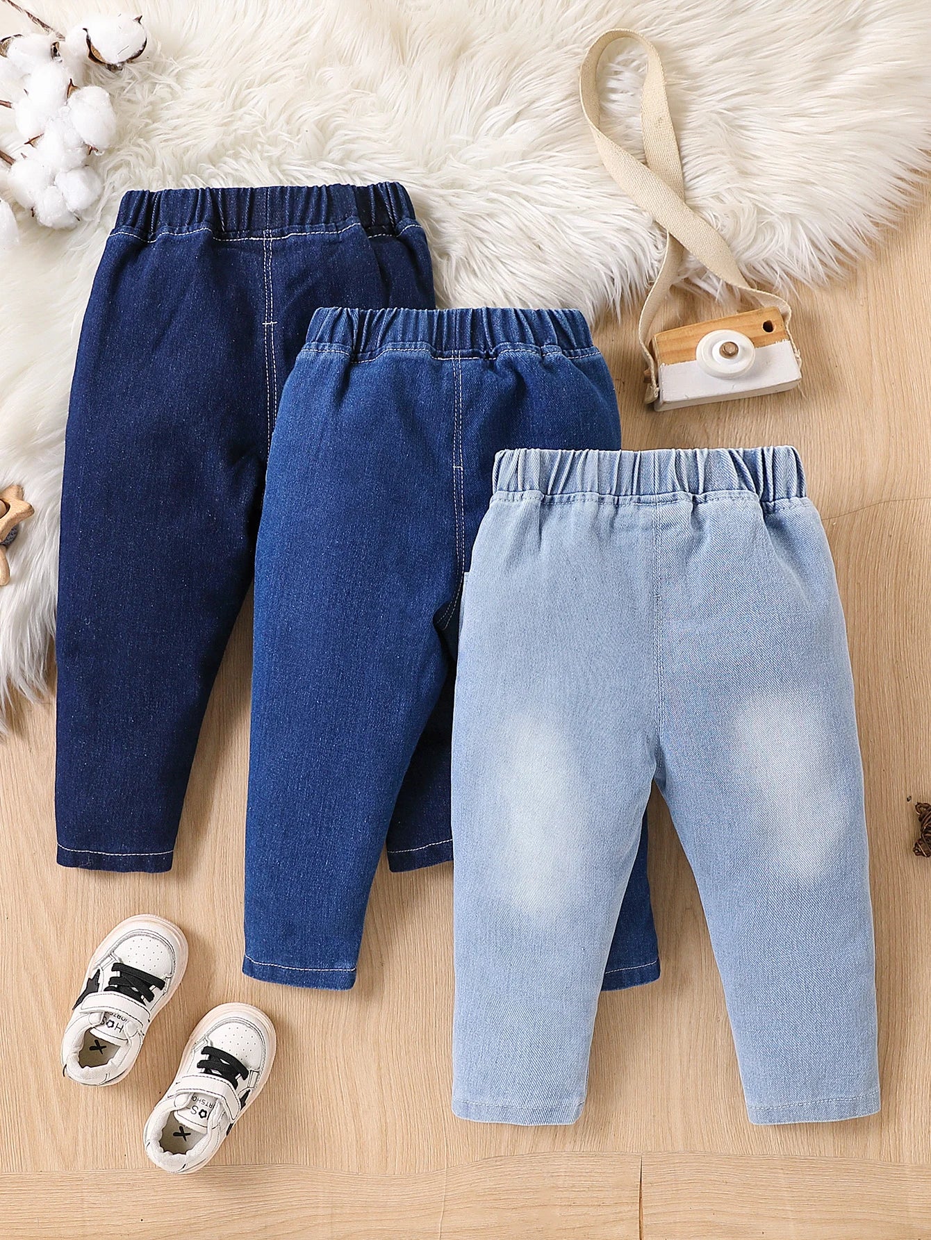 Baby Boy Denim Pants | Casual Elastic Waist Jeans 0-4 Years