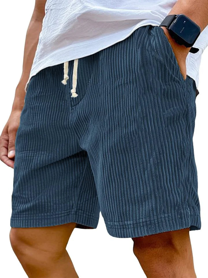 Men's Retro Corduroy Casual Shorts | Stylish Summer Essential