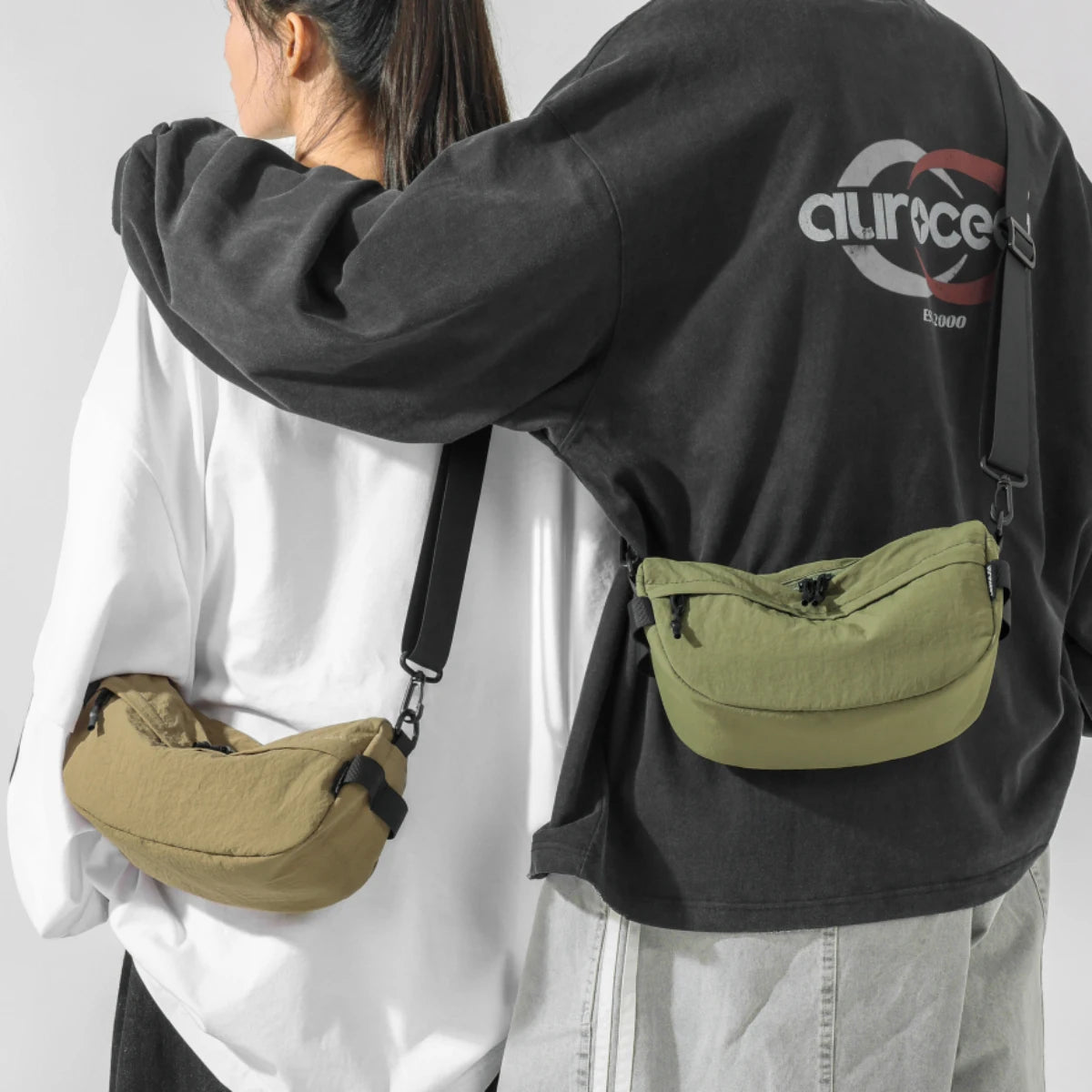 Lightweight Waterproof Nylon Crossbody Bag for Casual Adventures