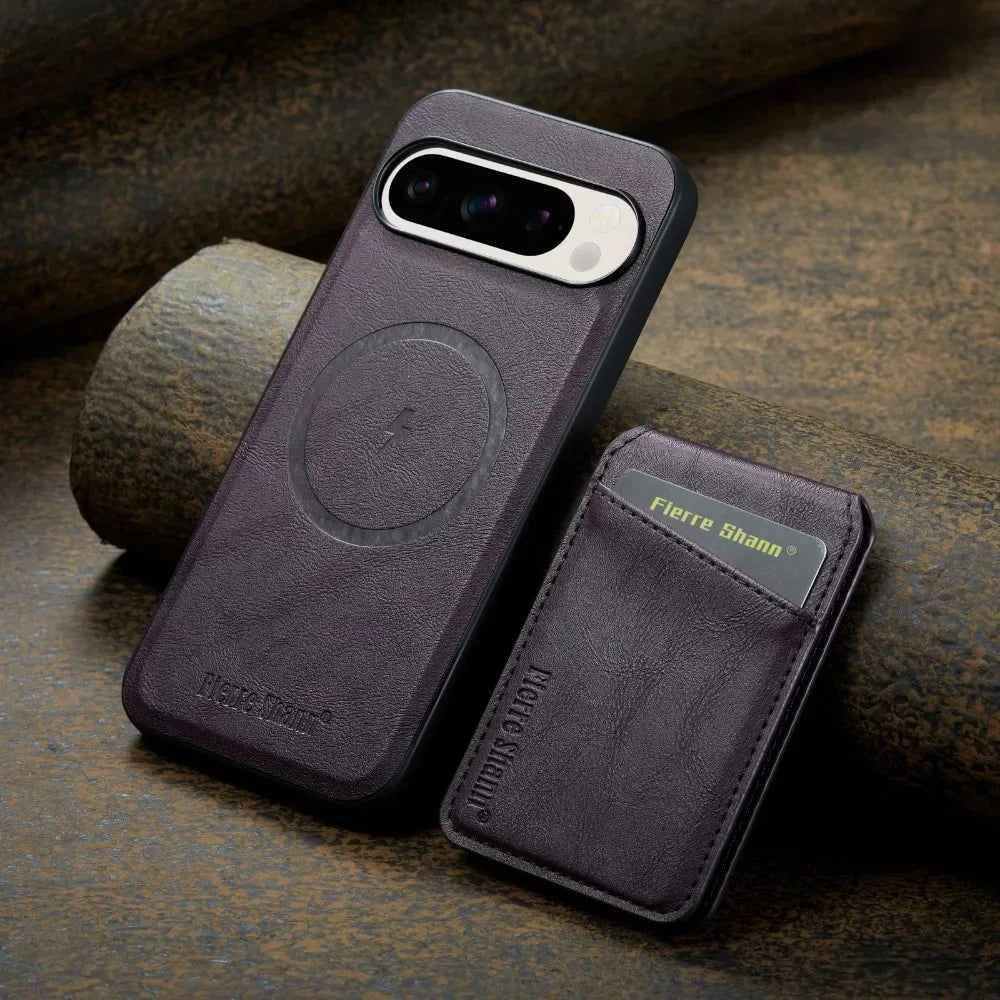 Detachable 2 in 1 Leather Wallet Case for Google Pixel | Card Holder