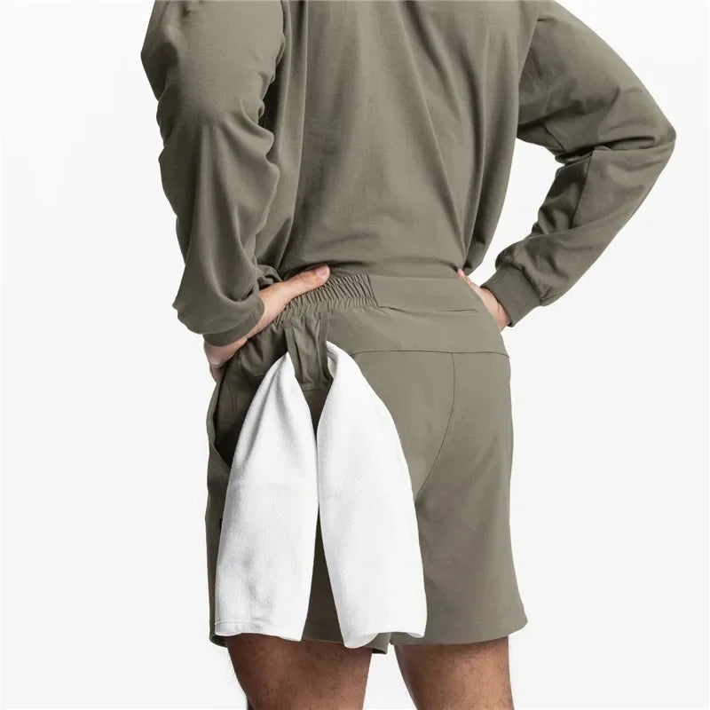 Men's Quick Dry Running Shorts | Lightweight Summer Fitness Pants