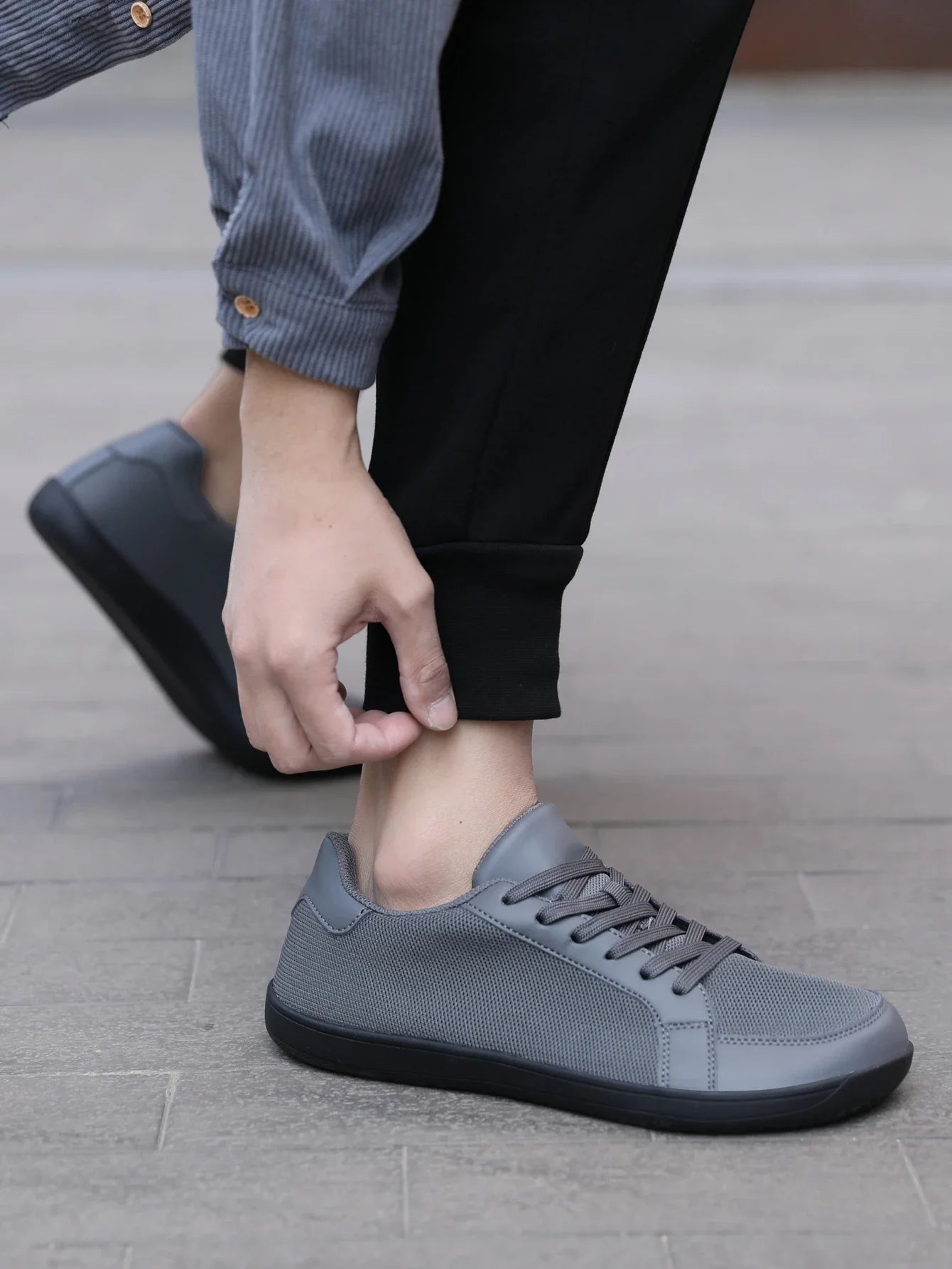 Men's Barefoot Wide Toe Box Walking Shoes Extra Width Minimalist Shoes Breathable Zero Drop Comfortable Shoes Fashion Sneakers