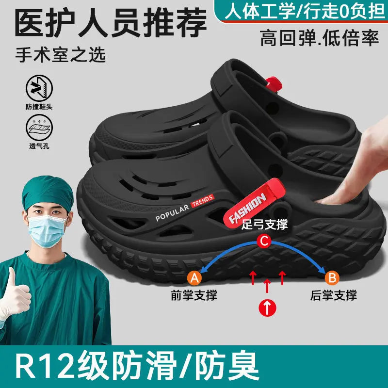 Men's Non-Slip Arch Support Slippers | Comfortable Summer Footwear