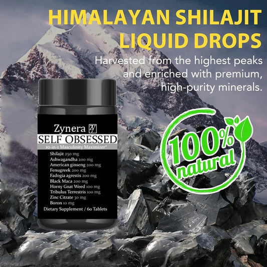 Organic Pure Shilajit Supplement | Boost Energy & Stamina