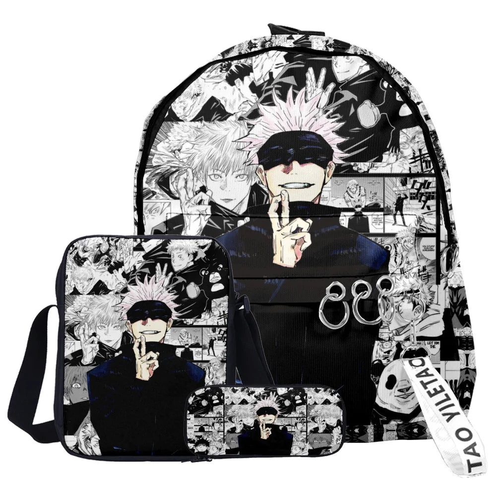 Anime Backpack Set | Stylish Accessories for Students