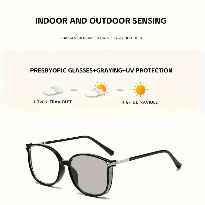 Color Changing Reading Glasses for Women | Stylish Anti Blue Light Eyewear