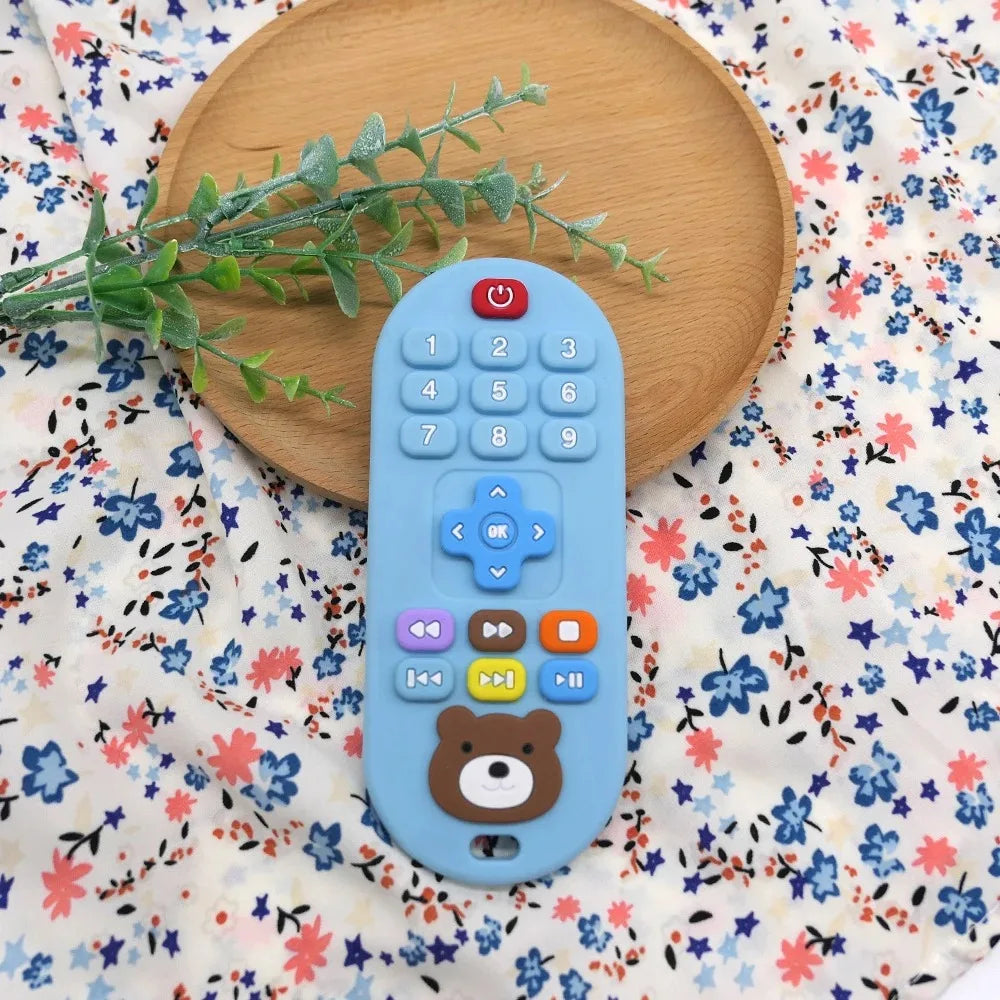 Children's Silicone Teething Remote Control Toy | Safe and Fun