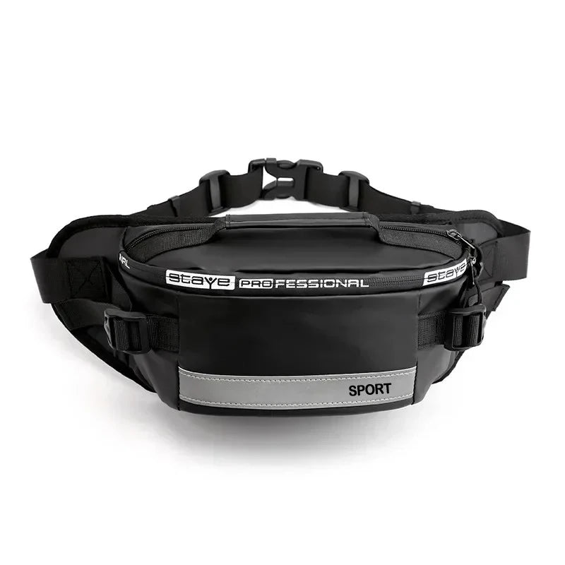 2024 Large Capacity Anti-theft Male Belt Close-Fitting Waist Bags Multi-Functional Shoulder Bag Men Nylon Fanny Chest Fanny Pack