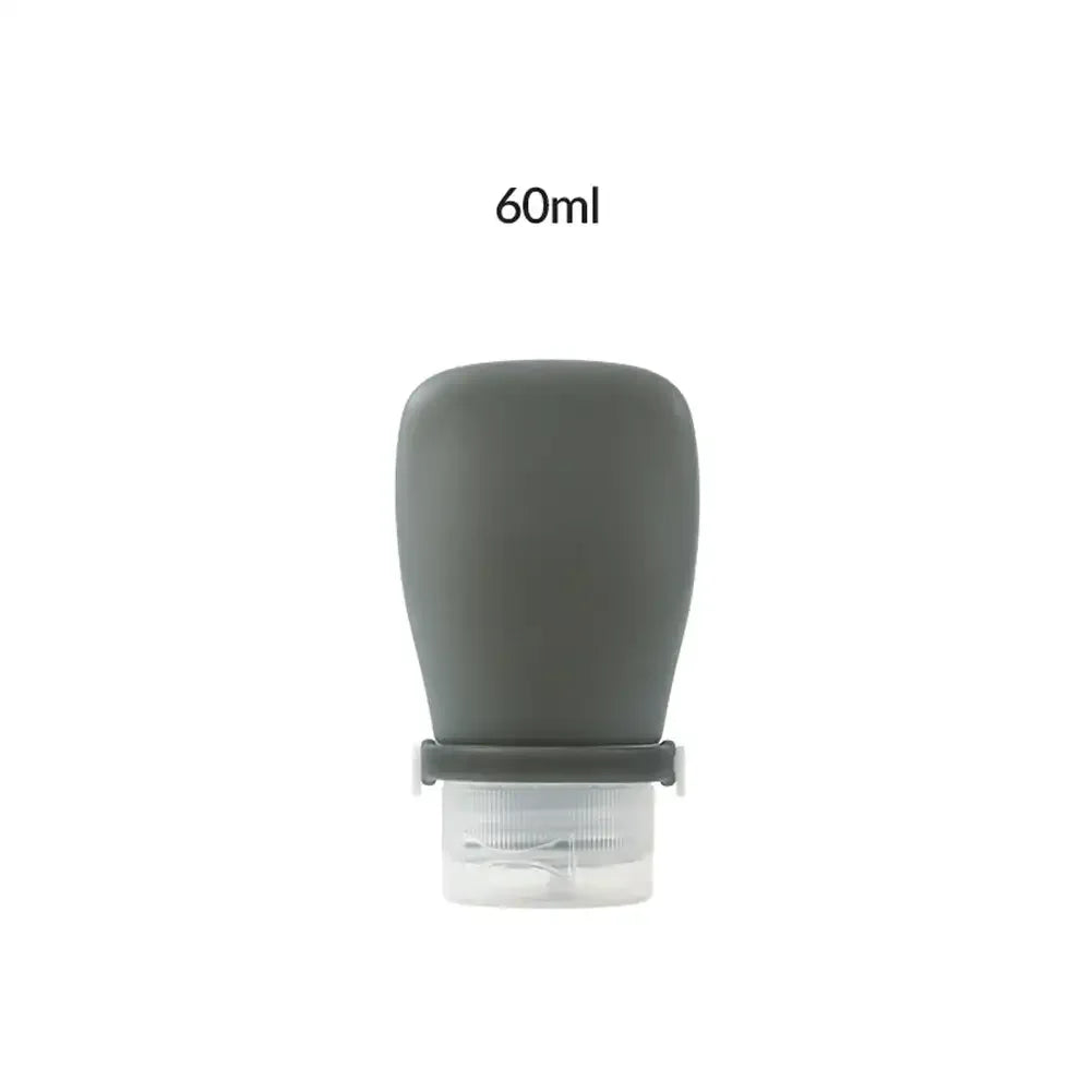 Silicone Travel Bottle Set | Leakproof Refillable Cosmetic Containers