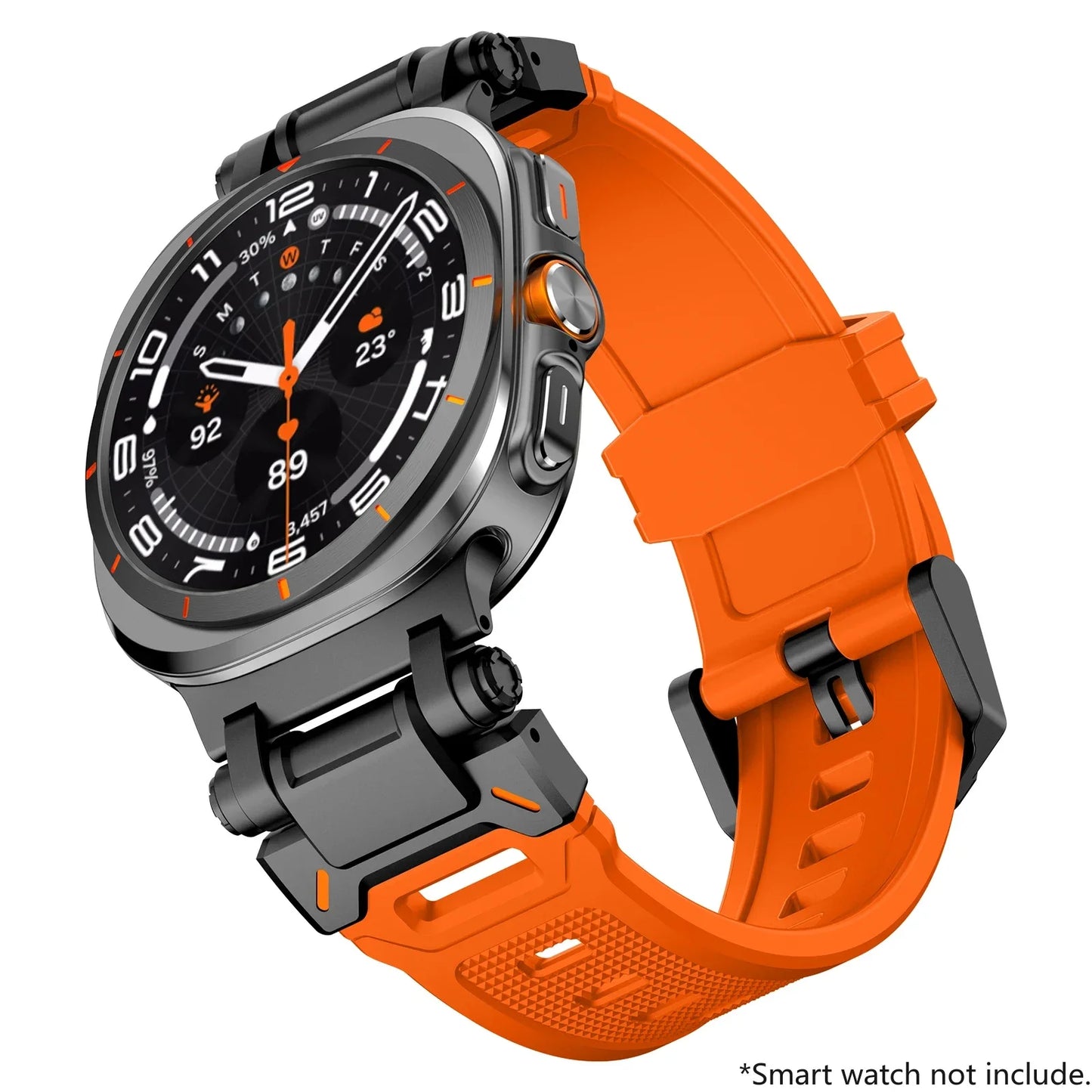 Luxury Rubber Strap for Galaxy Watches | Sporty & Comfortable Band