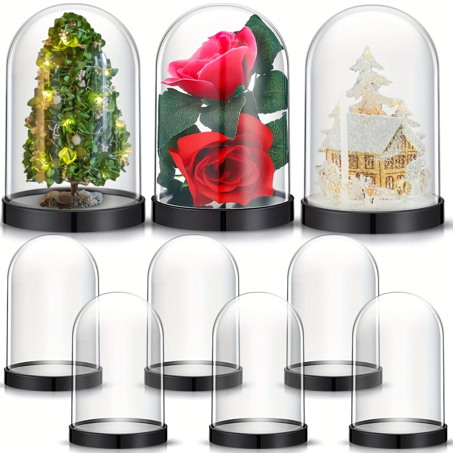 Clear Plastic Dome Cover for Flower Displays | Perfect Decoration