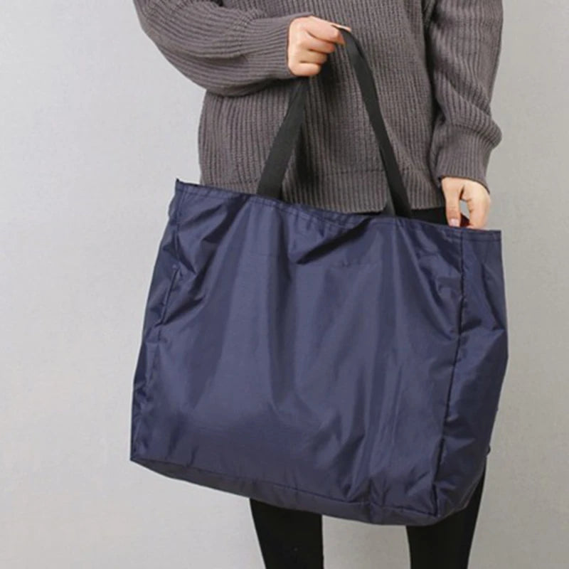 Large Capacity Reusable Zipper Grocery Totes | Washable Heavy Duty Bags
