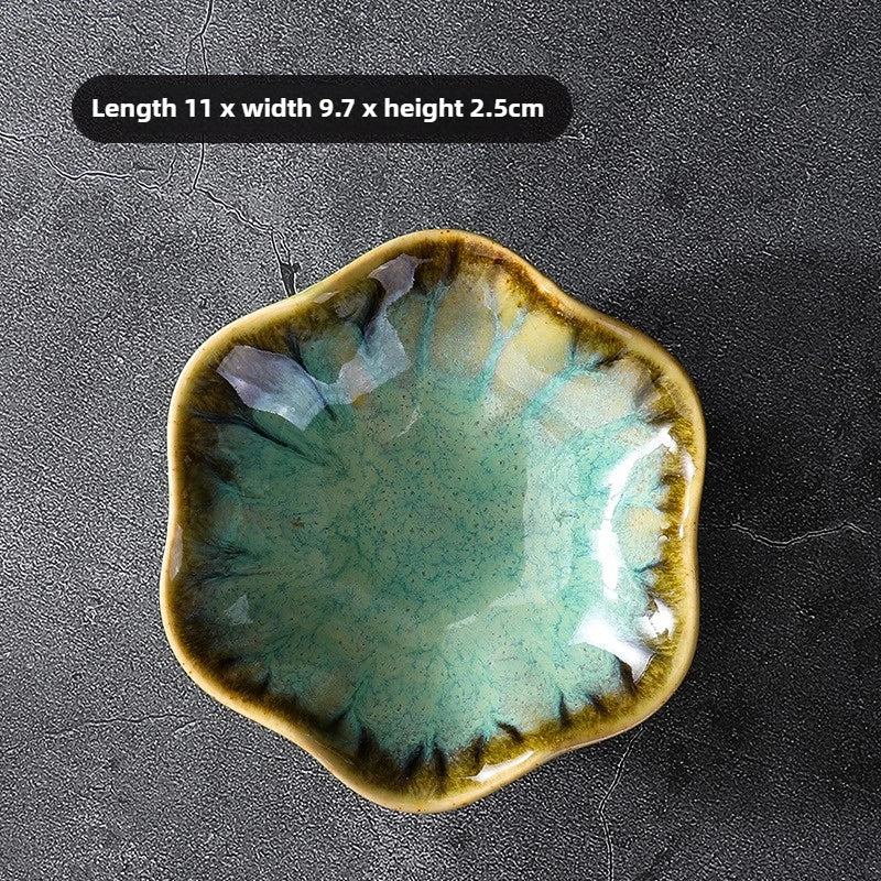 Lotus-Shaped Ceramic Tray | Ideal for Jewelry & Home Decor