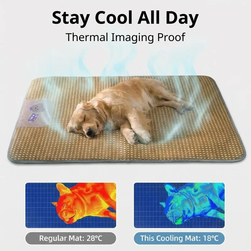 Pet Cooling Mat for Dogs & Cats | Breathable Summer Cool Pad