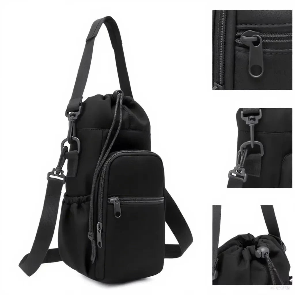 Portable Water Bottle Bag | Insulated Thermal Mugs with Strap