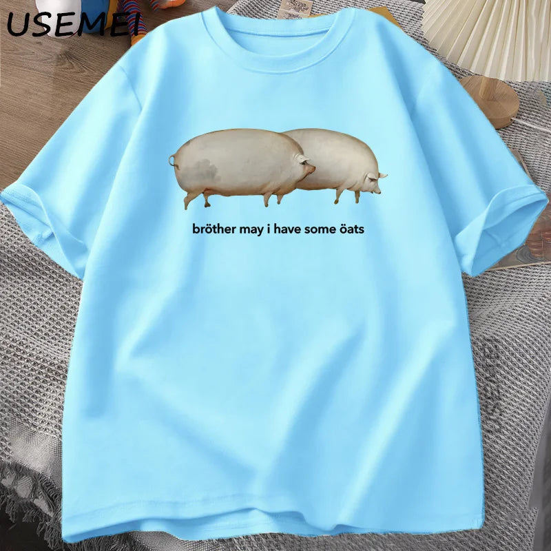 Funny Pig Graphic T-Shirt for Men and Women | Casual Summer Tee