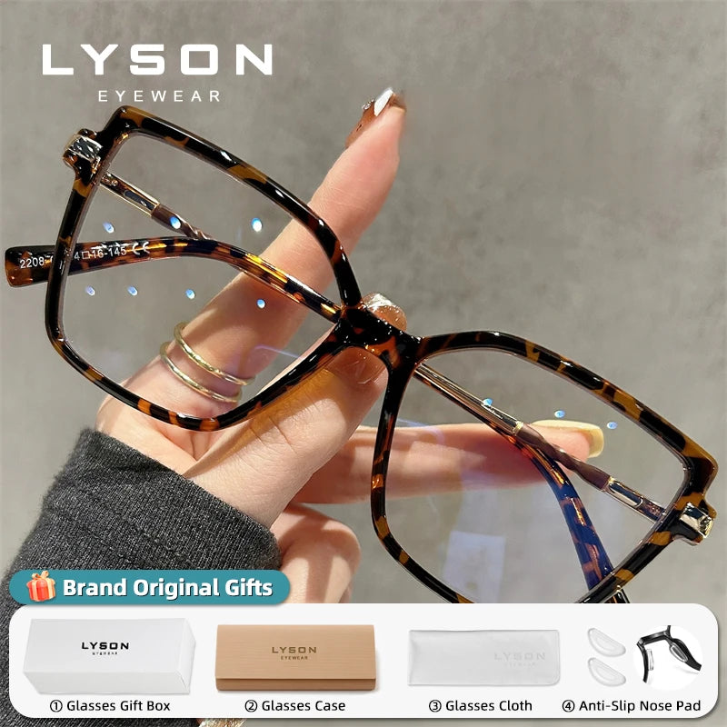 Fashionable Square Reading Glasses for Women | Anti-Blue Light