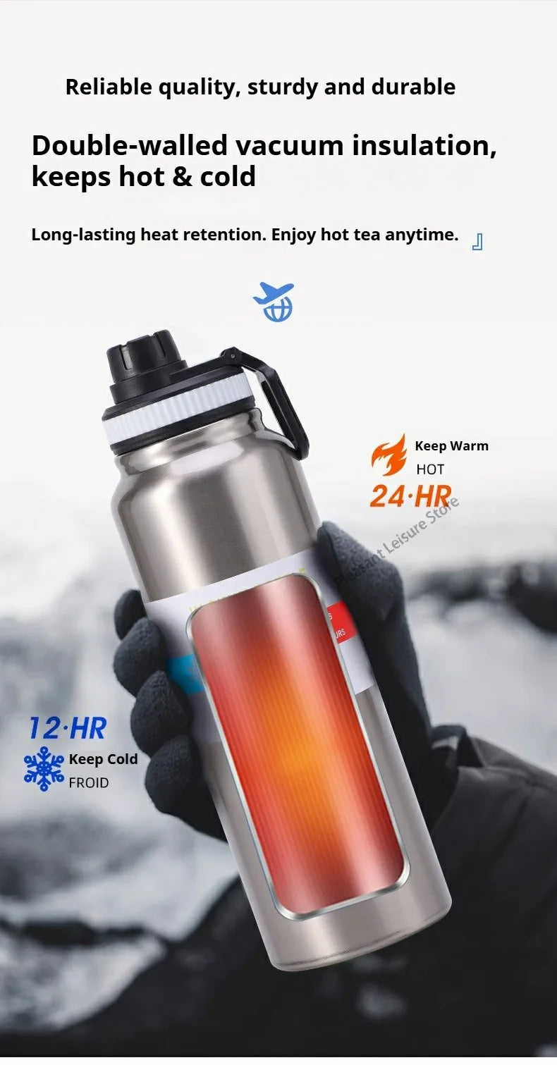 Stainless Steel Vacuum Thermos Bottle | Insulated Sport Mug