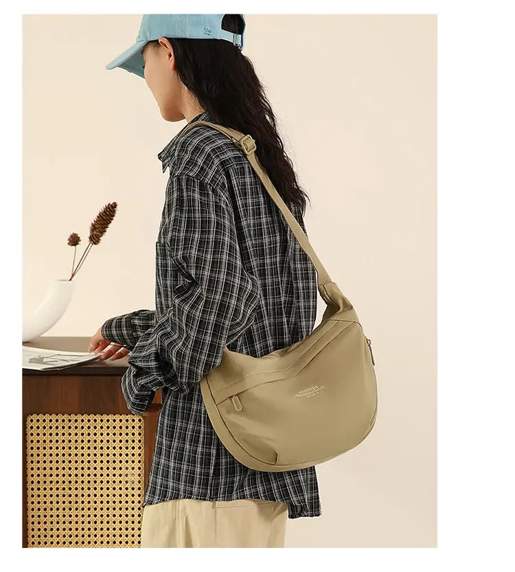 Trendy Women's Soft Cloth Shoulder Bag | Casual Crossbody Handbags