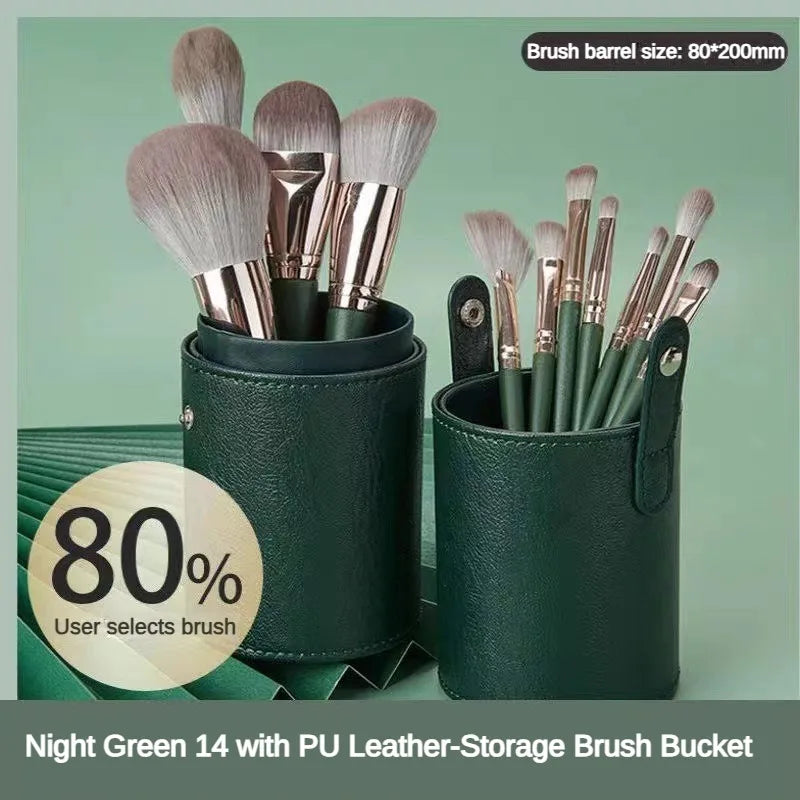 Super Soft Makeup Brush Set | 14 Essential Beauty Tools