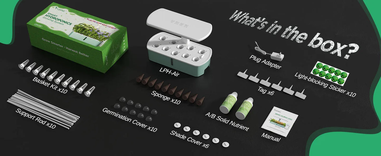 Smart Indoor Hydroponics Growing System | WiFi Controlled Garden