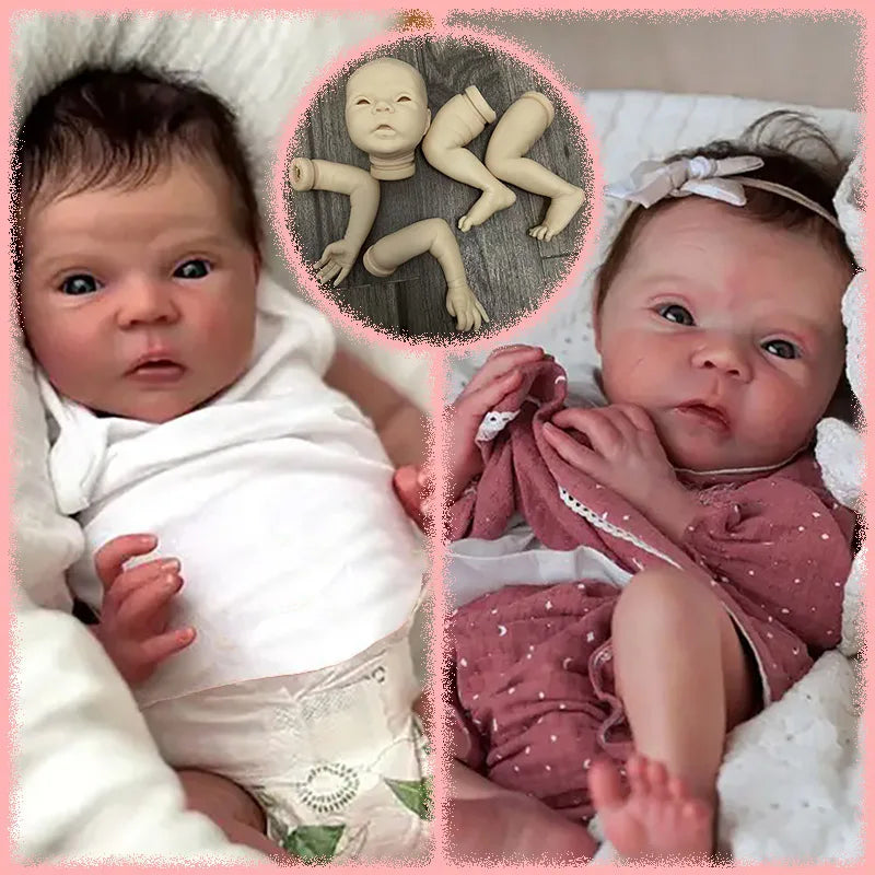 19-Inch DIY Reborn Doll Kit | Unfinished Art Doll Parts