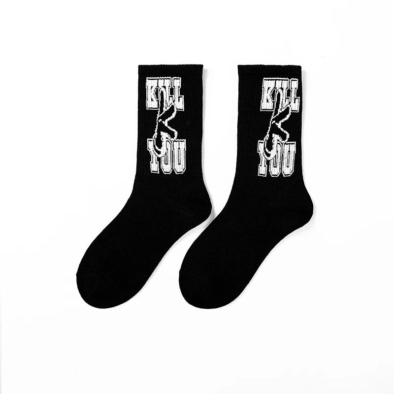 Trendy Unisex Cartoon Cotton Crew Socks | Comfort Meets Style