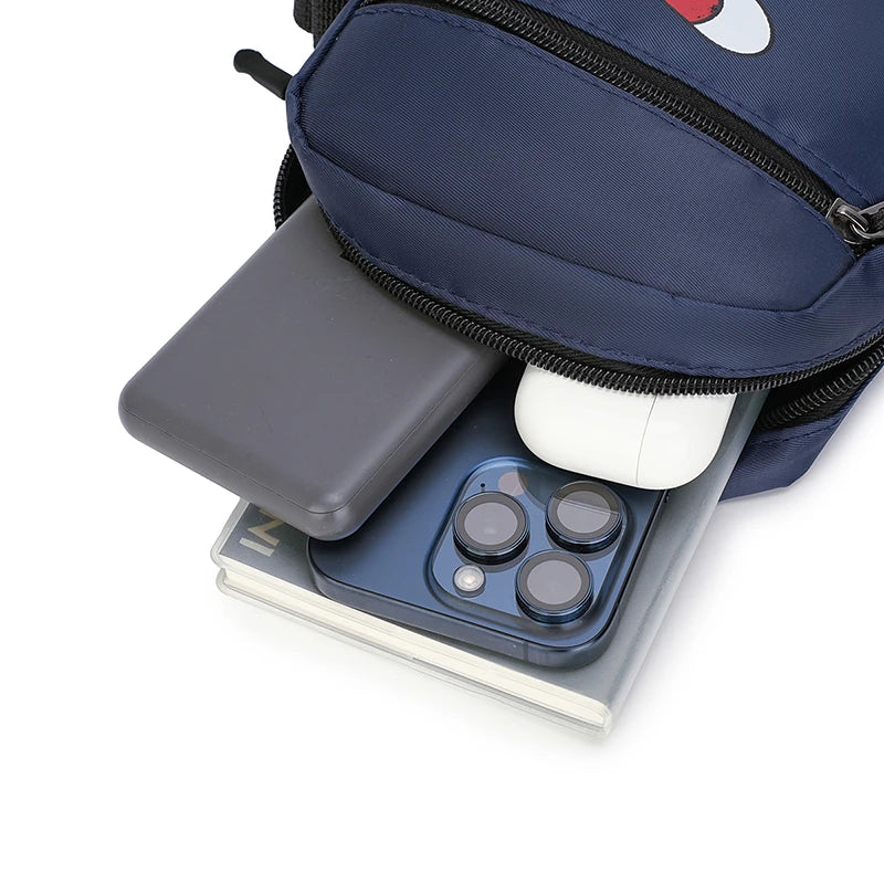 Men's Casual Oxford Crossbody Bag | Stylish Adjustable Travel Pouch