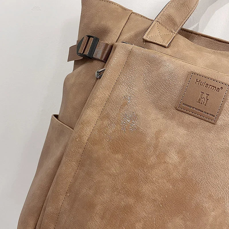 Stylish PU Leather Women's Backpack | Spacious Travel Companion