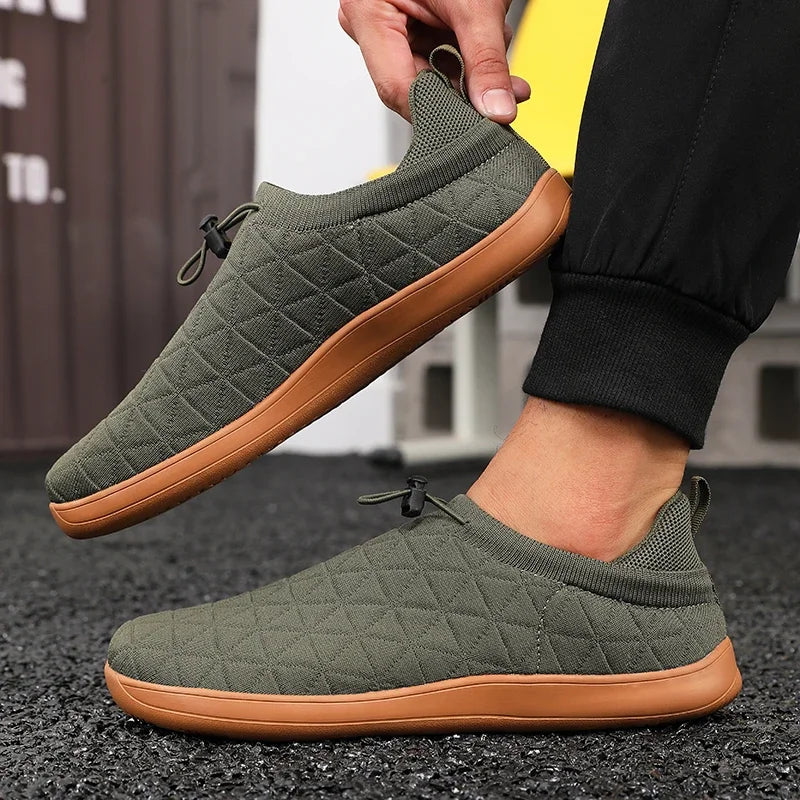 Minimalist Grey Sports Shoes for Daily Comfort | Unisex Slip-In