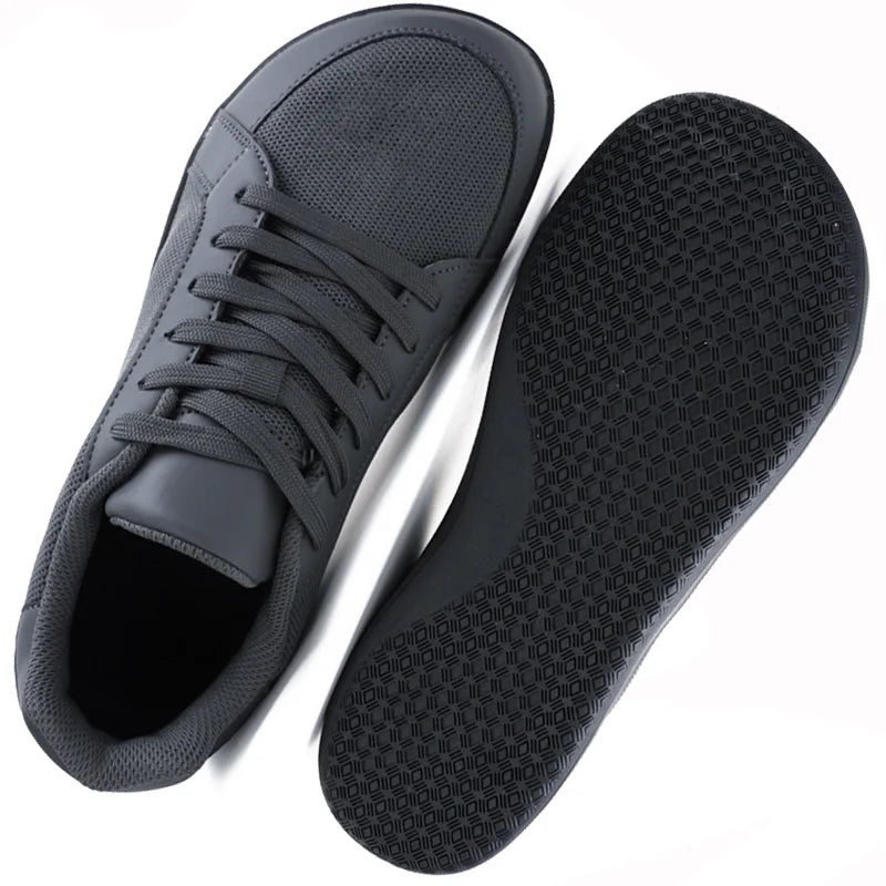 Men's Barefoot Wide Toe Box Walking Shoes Extra Width Minimalist Shoes Breathable Zero Drop Comfortable Shoes Fashion Sneakers