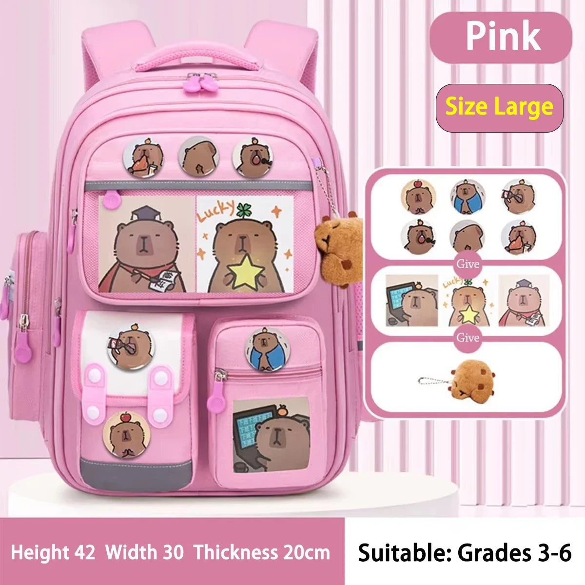 Waterproof Large Capacity Backpack for Students | Comfortable and Durable