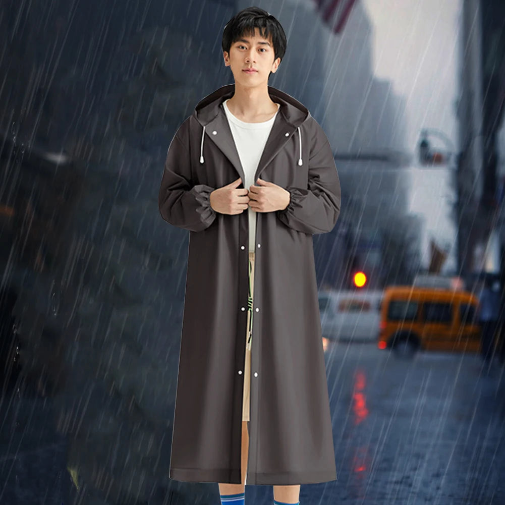 Thickened Waterproof Adult Raincoat | Unisex Hooded Outdoor Gear