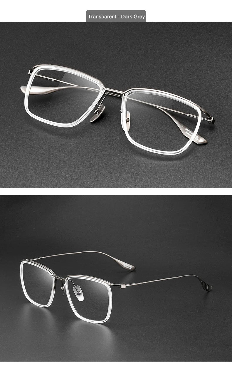 Ultra-light Luxury Business Glasses | Stylish Titanium Eyewear