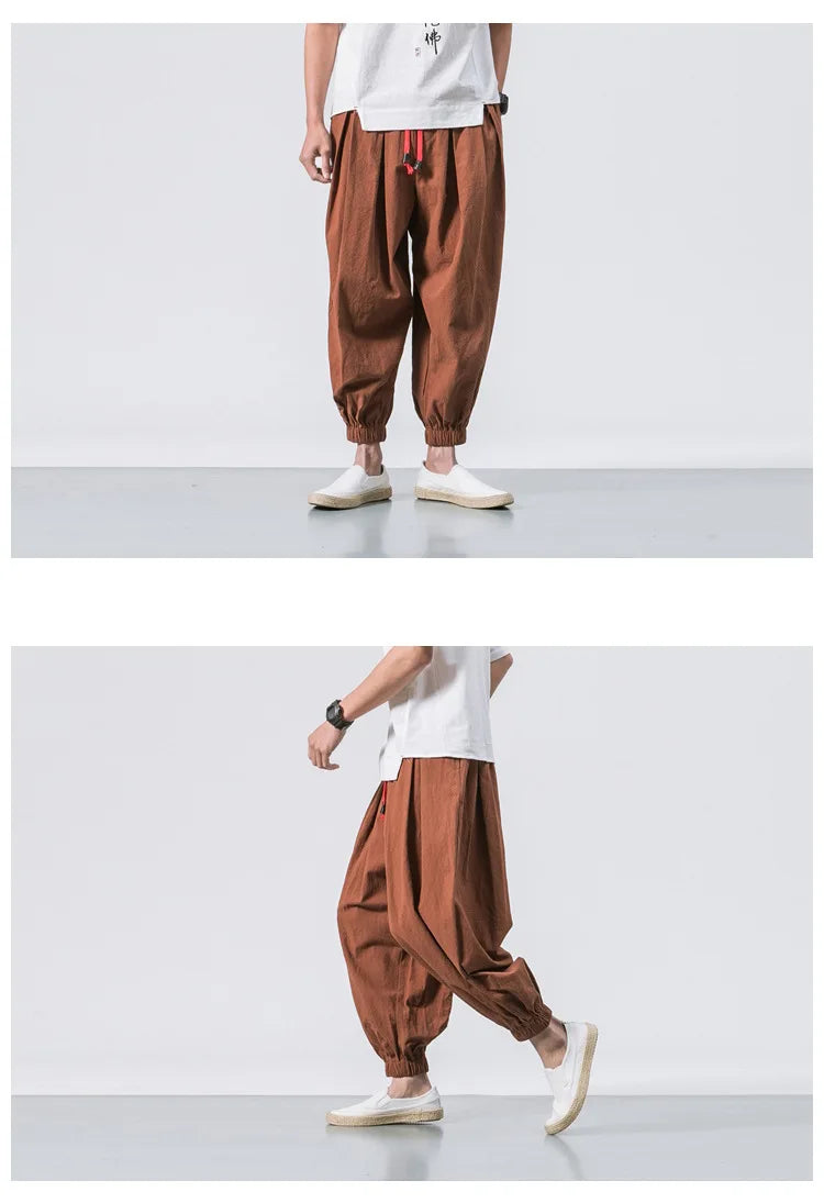 Oversized Men's Harem Pants | Comfortable Loose Fit Joggers