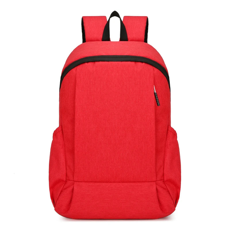 Lightweight Solid-Color Backpacks for Outdoor & School Use