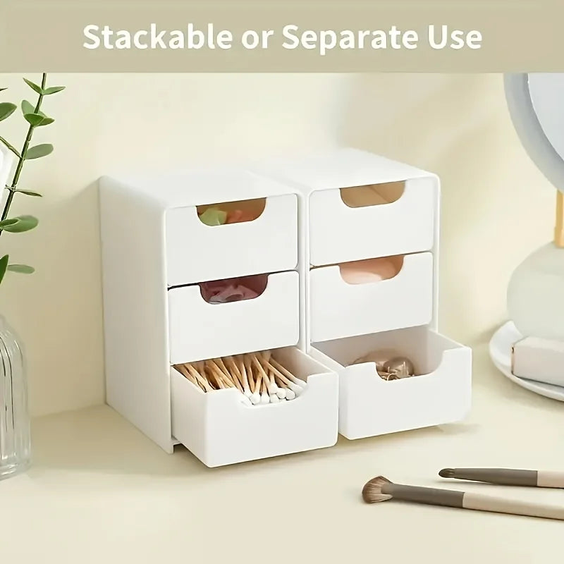 Elegante organizador de escritorio de 3 niveles para elementos esenciales de oficina y hogar