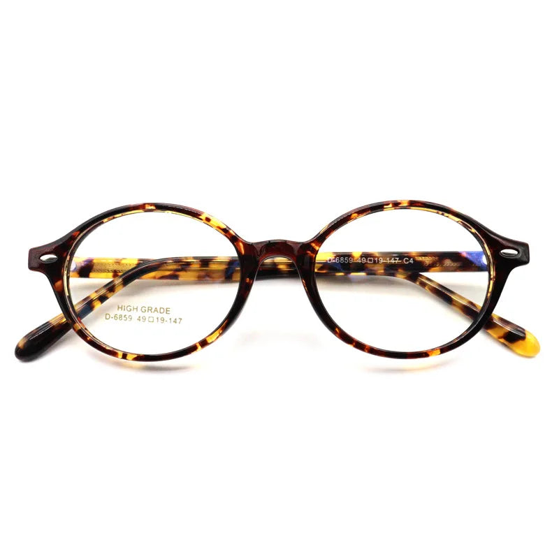 Women's Retro Oval Anti-Blue Light Glasses | Stylish Eyewear