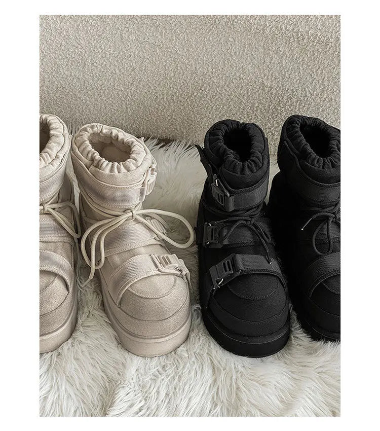 Women's Warm Snow Boots | Faux Fur Lined Winter Ankle Boots