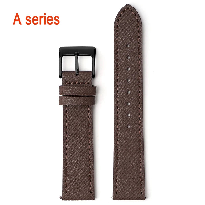 Calfskin Leather Watch Strap | Quick Release, Handmade Design