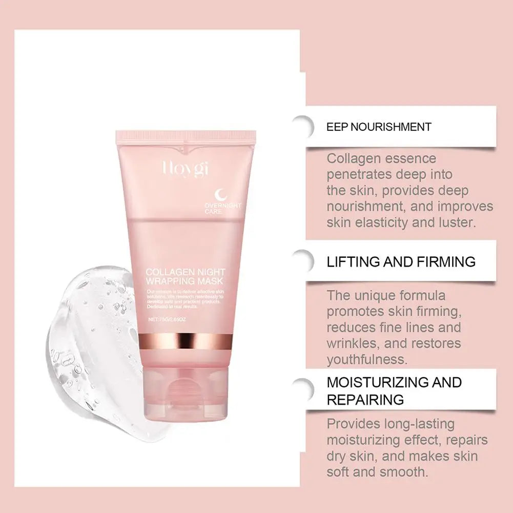 Hydrating Collagen Tear-Off Mask | Anti-Wrinkle Skin Care