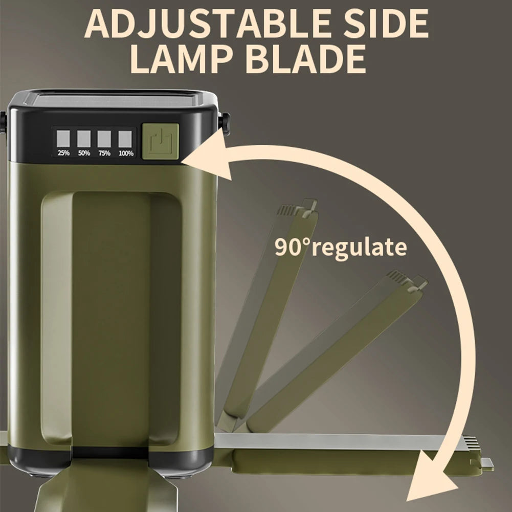 Rechargeable Waterproof Solar Camping Lantern | Portable & Foldable