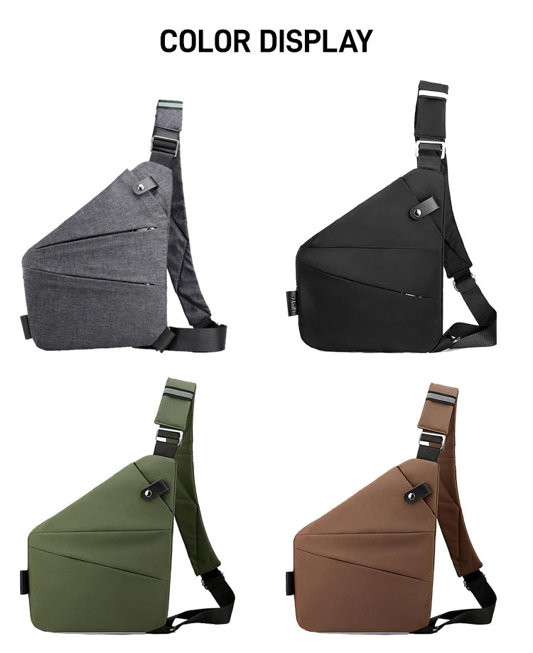 Large Capacity Tactical Chest Bag | Multi-Pocket Shoulder Bag